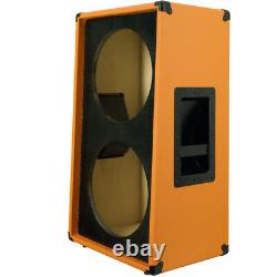 2X12 Vertical Slanted guitar Speaker Empty Cabinet Bronco Orange tolex G2X12VSL