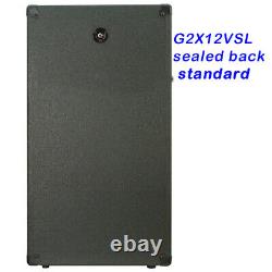 2X12 Vertical Slanted guitar Speaker Empty Cabinet Bronco Orange tolex G2X12VSL