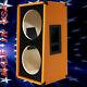 2x12 Vertical Slanted Guitar Speaker Empty Cabinet Orange Tolex G2x12vsl Bf