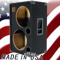 2X15 with Tweeter Empty Bass Guitar Speaker Cabinet Black Carpet BG2X15HTBC