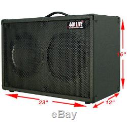 2x10 Guitar Spkr Cabinet WithCELESTION G10 Speakers Charcoal black Tolex G2X10ST