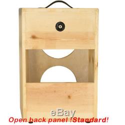 2x10 Vertical slant solid raw Pine, Extension Guitar speaker Empty cabinet