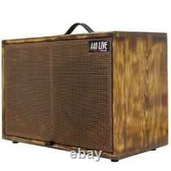 2x10 raw pine afterburn finish Guitar speaker cabinet w Celestion V10 speakers