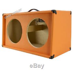 2x12 Extension Empty Guitar Speaker Cabinet Orange Tolex G2X12SL-OTL