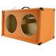 2x12 Extension Empty Guitar Speaker Cabinet Orange Tolex G2x12sl-otl