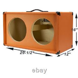 2x12 Guitar Speaker empty Cabinet Beauty Orange Texture Tolex G2X12ST BO