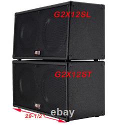 2x12 Guitar Spkr Cabinet Charcoal black Tolex WithCELESTION Rocket 50 Speakers