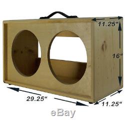 2x12 solid Pine, Raw wood Extension Guitar speaker Empty cabinet G2X12ST RW