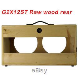 2x12 solid Pine, Raw wood Extension Guitar speaker Empty cabinet G2X12ST RW