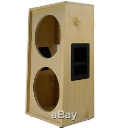 2x12 vertical solid Pine, Raw wood Guitar speaker Empty cabinet G2X12VSL RW