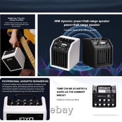 30W Bass Combo Amplifier Bundle with CM-04 Mono 6.35mm Instrument Cord 15 Feet