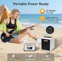 30W Bass Combo Amplifier Bundle with CM-04 Mono 6.35mm Instrument Cord 15 Feet