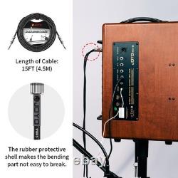 30W Bass Combo Amplifier Bundle with CM-04 Mono 6.35mm Instrument Cord 15 Feet