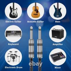 30W Bass Combo Amplifier Bundle with CM-04 Mono 6.35mm Instrument Cord 15 Feet