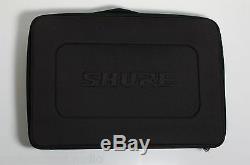 3x SHURE STORAGE CASE FOR WIRELESS MICS, CABLES, IN-EAR MONITORS, GUITAR PEDALS