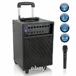 400W Bluetooth Wireless Portable PA Speaker Stereo System Rechargeable Battery