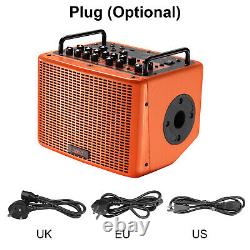 40W Acoustic Guitar Speaker Rechargeable Portable Electric Guitar Amp H0U0