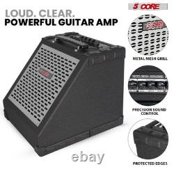 5 Core Electric Drum Amp 80W Bluetooth Drumming Amp w 8 Speaker w 3 Band EQ