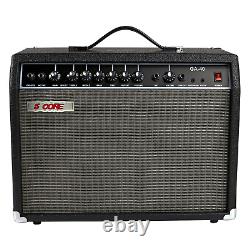 5 Core Guitar Amp 40W Amplifier For Electric Bass Acoustic Amp Small Portable