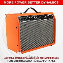 5 Core Guitar Amp 40W Amplifier For Electric Bass Acoustic Amp Small Portable