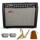 5 Core Guitar Amp 50w Electric Portable Mini Amplifier W Built In 8 Speaker