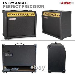 5 Core Guitar Amplifier 80W Electric Portable Mini Amp w Built in 10 Speaker
