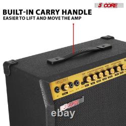 5 Core Guitar Amplifier 80W Electric Portable Mini Amp w Built in 10 Speaker