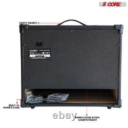 5 Core Guitar Amplifier 80W Electric Portable Mini Amp w Built in 10 Speaker