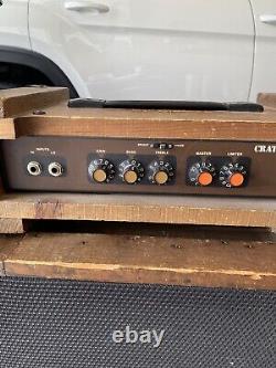 70's Crate CR-60B by SLM Guitar Amplifier Head Wood Crate 115-B Speaker Cabinet