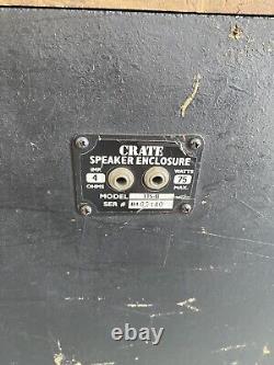 70's Crate CR-60B by SLM Guitar Amplifier Head Wood Crate 115-B Speaker Cabinet