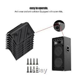 8 Pcs Plastic/Metal Guitar Amp Amplifier Speaker Chrome Cabinet Corner Protector