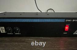 ADA Stereo Bipolar Power Amplifier Model B200S Guitar Speaker Amp Rack Mounted