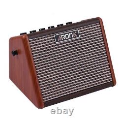 AG-15A Portable Acoustic Guitar Amp Speaker with Interface W4S9