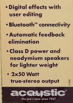 Acoustic A1000 100W Stereo Acoustic Instrument Amplifier