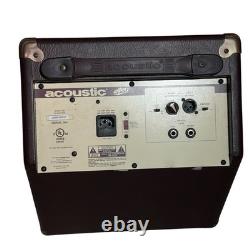 Acoustic A20 20W Acoustic Guitar Amplifier BrownTan Perfect Condition