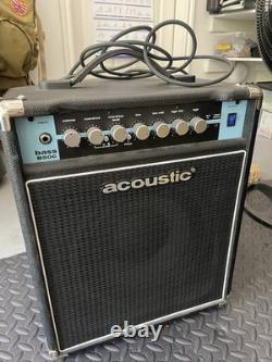 Acoustic B50C Black Portable Handheld Bass Combo Amplifier With Cable