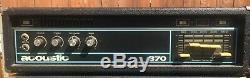 Acoustic Control Corp 370/301 Bass Full Stack Amplifier Head Speaker Rig