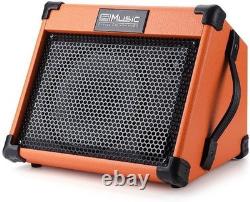 Acoustic Guitar Amplifier, 20 Watt Bluetooth Amp for Guitar Acoustic with Rev
