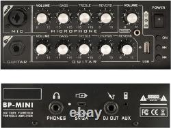 Acoustic Guitar Amplifier, 30 Watt Bluetooth Speaker Rechargeable Portable Acous