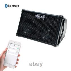 Acoustic Guitar Amplifier, 80 Watt Portable Bluetooth Amp for Guitar Acoustic