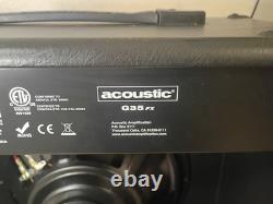 Acoustic g35 FX Guitar Amplifier 35 Watts with Effects EUC Acoustic g35 FX Guitar Amplifier 35 Watts with Effects EUC