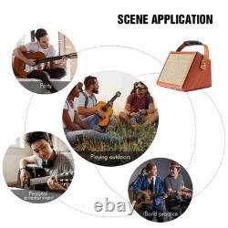 Ammoon AC-15 15W Portable Acoustic Guitar Amplifier Amp BT Speaker With Mic TIUH Ammoon AC-15 15W Portable Acoustic Guitar Amplifier Amp BT Speaker With Mic TIUH