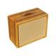 Ashen 112 Custom Guitar Speaker Cabinet Yellow Striped (empty)