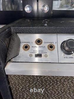 Audio Guild 12 speaker guitar amplifier tube amp Magnatone style VGC test video