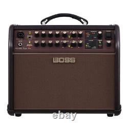 BOSS Acoustic Singer Live 60-Watt Bi-Amp Amplifier with Instrument Cables Bundle