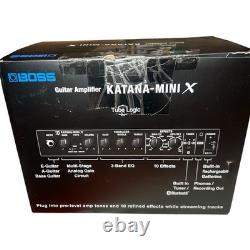 BOSS Katana Mini X 10W 1 x 5 Inch Portable Guitar Amplifier Black New Open Box