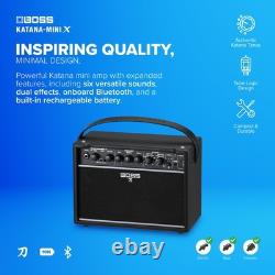 BOSS Katana Mini X 10W Guitar Amplifier with Bluetooth Rechargeable Battery