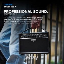 BOSS Katana Mini X 10W Guitar Amplifier with Bluetooth Rechargeable Battery