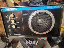 BOSS ma-15A Small amplifiers Guitar Vintage Tested from japan