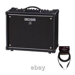 Boss Katana Gen 3 50W 1x12 Inch Combo Guitar Amplifier Bundle (Black)